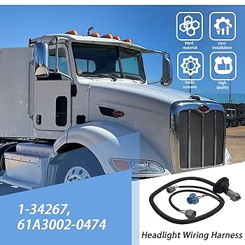 1-34267,61A3002-0474 Headlight Wiring Harness Fits for